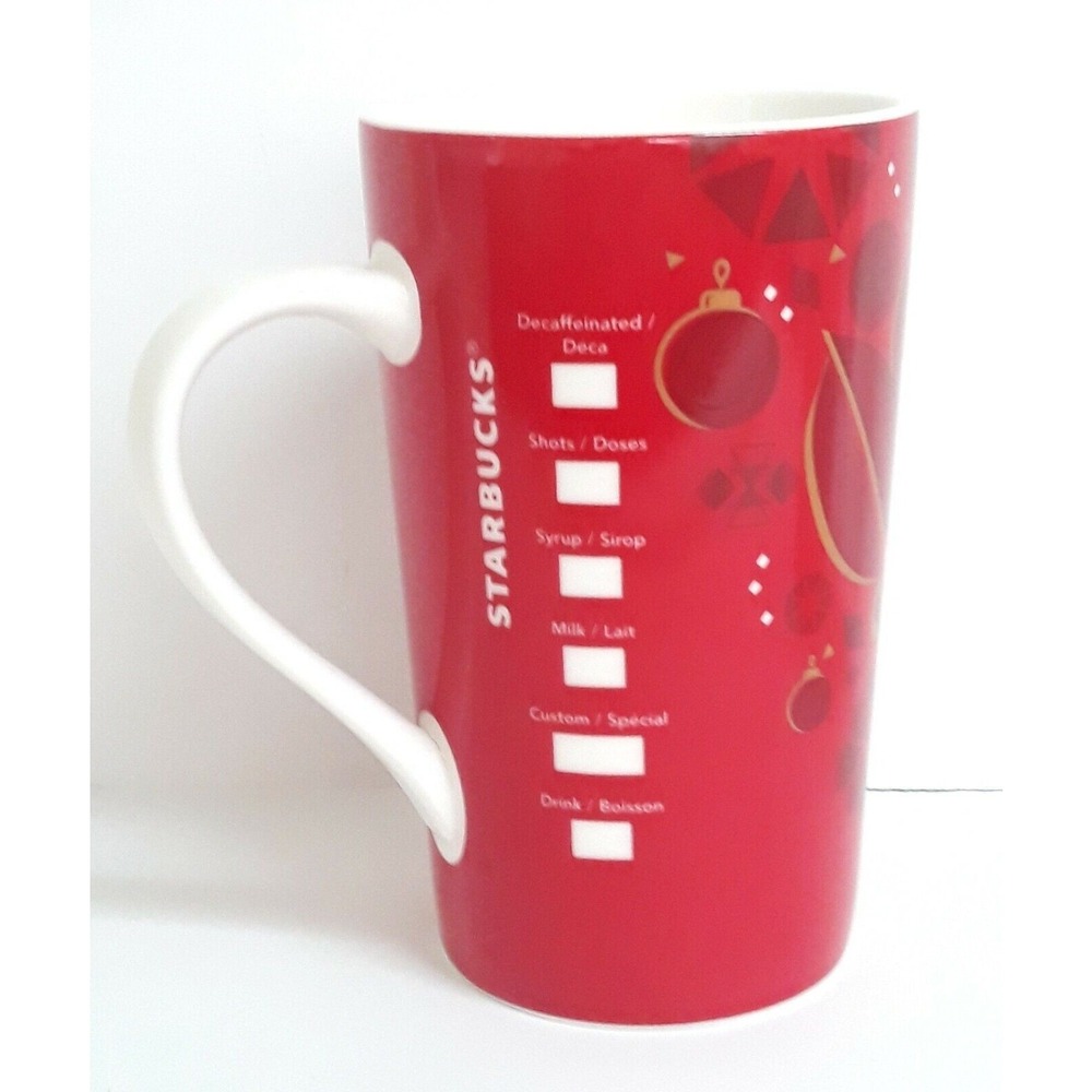 Starbucks Mug Christmas garland holly holiday ornaments coffee mug 16 oz 2013 - Picture 2 of 4